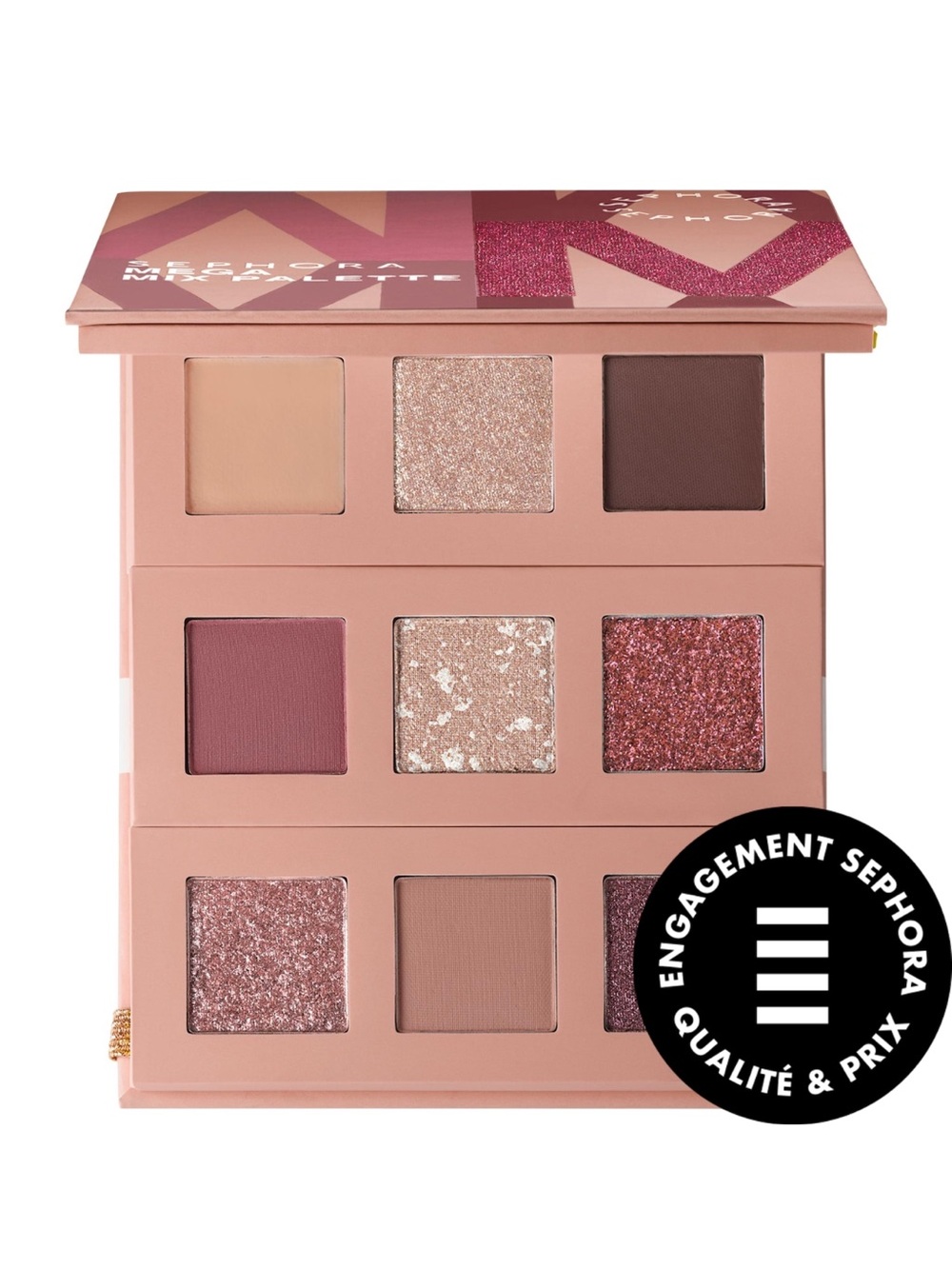 Sephora Mega Six Eyeshadow Palette - Rosey Nude